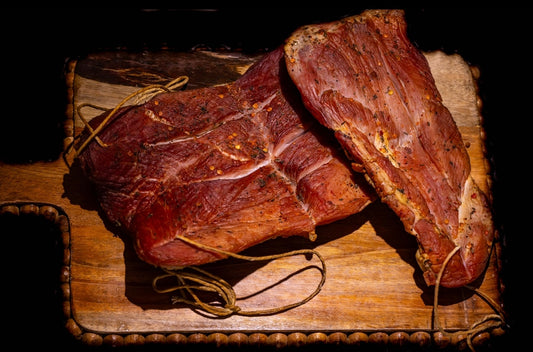 Pastramă de porc afumată